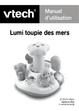 VTech LUMI TOUPIE DES MERS Manuel utilisateur