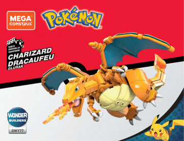 Mattel Mega Construx Pokémon Charizard Manuel utilisateur | Fixfr