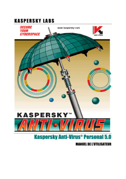 Kaspersky Lab ANTIVIRUS PERSONAL 5.0 Manuel utilisateur