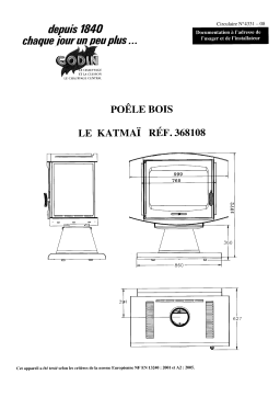 Godin 368108 KATMAI Manuel utilisateur