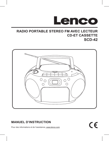 Manuel du propriétaire | Lenco SCD-42 Manuel utilisateur | Fixfr