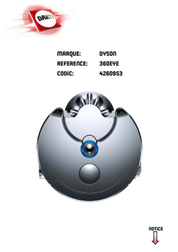 Dyson 360 EYE360 EYE EXPERT Manuel utilisateur