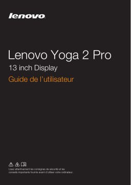 Lenovo Yoga 2 Pro Manuel utilisateur