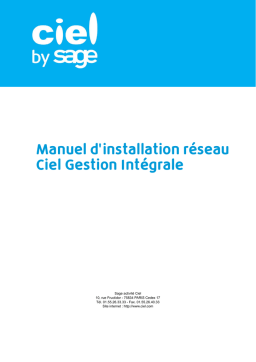 Ciel Gestion Intégrale 2015 Manuel utilisateur