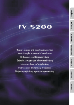 VDO Dayton TV 5200 Manuel utilisateur