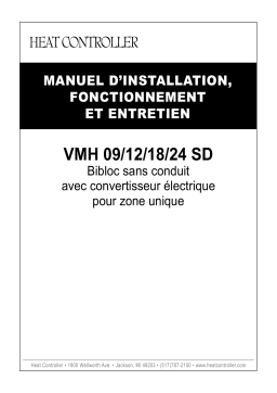 Century VMH09SD-0-CY MINISPLIT HP INVERTER SINGLE 9 Manuel utilisateur
