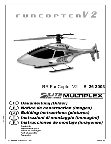 MULTIPLEX Funcopter V2 2 Manuel du propriétaire | Fixfr