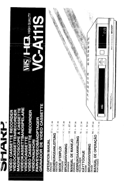 Sharp VC-A111S Manuel utilisateur