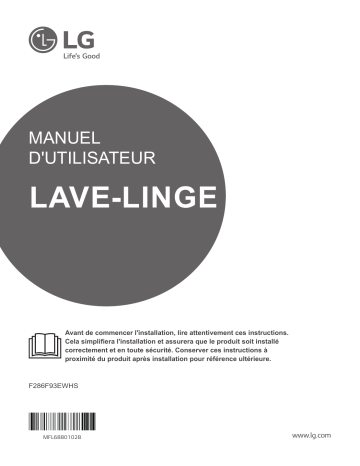 Manuel du propriétaire | LG F286513WRH Manuel utilisateur | Fixfr