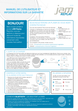 JAM HX-P250 Replay Manuel utilisateur