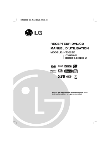 LG HT302SD-D0 Manuel du propriétaire | Fixfr