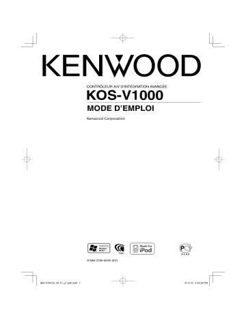 Manuel du propriétaire | Kenwood KOS-V1000 Manuel utilisateur | Fixfr