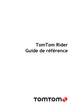 TomTom Rider 400 Manuel utilisateur