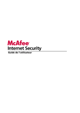 McAfee Internet Security 2009 Manuel utilisateur