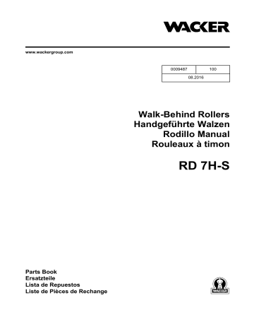 Wacker Neuson RD7H-S Tandem Roller Manuel utilisateur | Fixfr