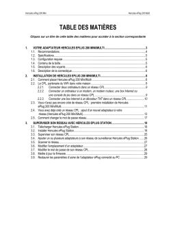 Hercules EPLUG 200 MINI-MULTI Manuel utilisateur