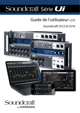 SoundCraft Ui12 12-input Remote-Controlled Digital Mixer Manuel du propriétaire