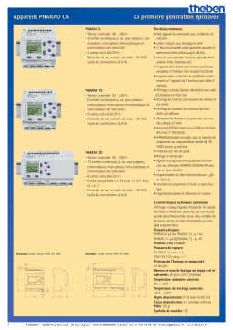 THEBEN PHARAO 6 Manuel utilisateur