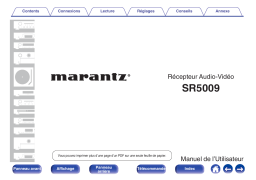 Marantz SR5009 Manuel utilisateur