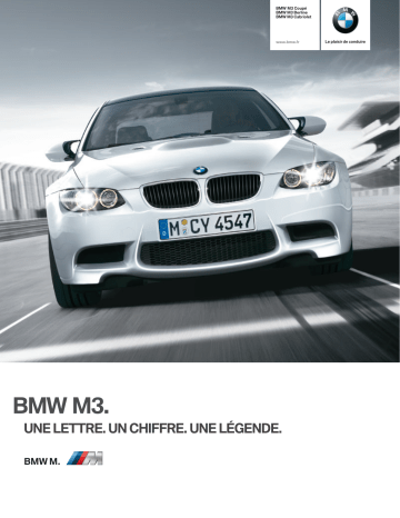 Manuel du propriétaire | BMW M3 Manuel utilisateur | Fixfr