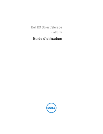 Dell DX6000 storage Manuel utilisateur | Fixfr