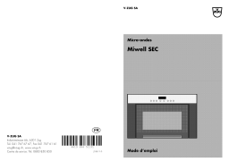 Whirlpool MIWELL SEC 539 BLACK Manuel utilisateur