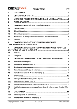 Powerplus POWDPG7567 Manuel utilisateur