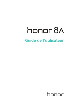 Honor 8S Manuel utilisateur