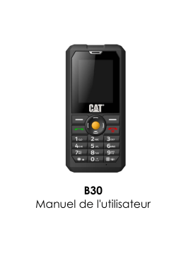 CAT B30 Manuel utilisateur