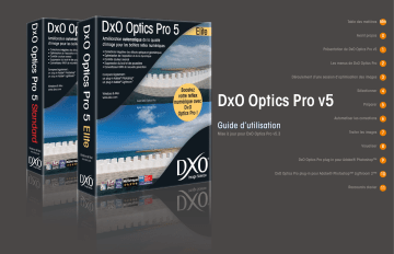 DxO Optics Pro v5.3 Mode d'emploi | Fixfr