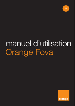 ORANGE Fova Manuel utilisateur