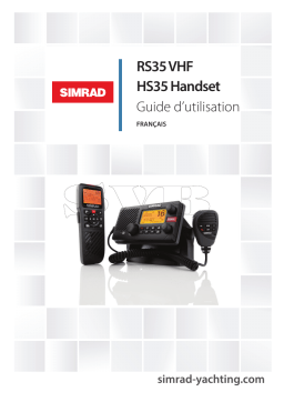 Simrad RS35 VHF Manuel utilisateur