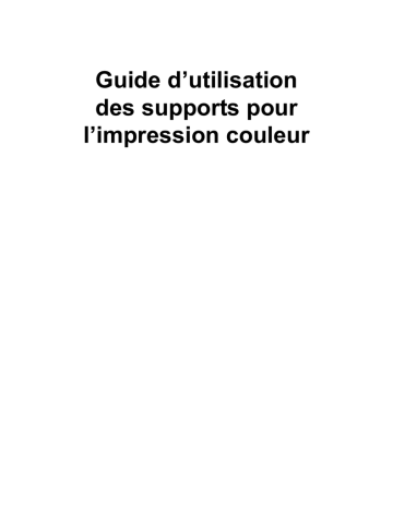 Mode d'emploi | Xerox DocuColor 12 Copier/Printer Manuel utilisateur | Fixfr