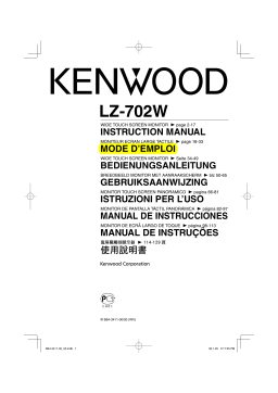 Kenwood LZ-702W Manuel utilisateur