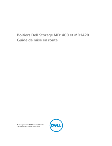Dell Storage MD1400 storage Guide de démarrage rapide | Fixfr