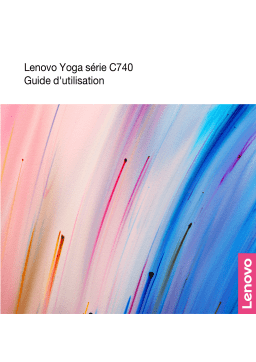 Lenovo Yoga C740 Manuel utilisateur