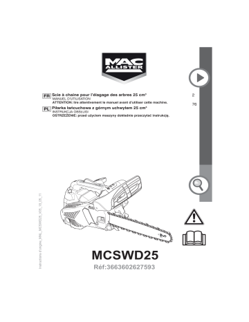 Mac Allister MCSWD25 Mode d'emploi | Fixfr