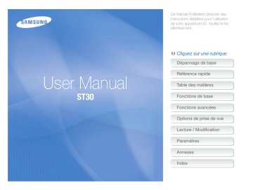 Mode d'emploi | Samsung ST30 Manuel utilisateur | Fixfr