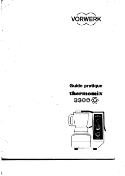 Vorwerk THERMOMIX 3300 Manuel utilisateur