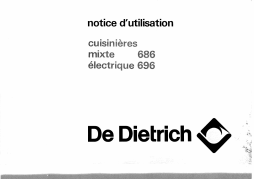 De Dietrich 696 Manuel utilisateur