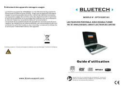 Bluetech DPT0102BT Manuel utilisateur