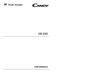 Manuel du propriétaire | Candy CD 255 Manuel utilisateur | Fixfr