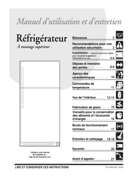 Aeg-Electrolux FRT17G5CSB Manuel utilisateur