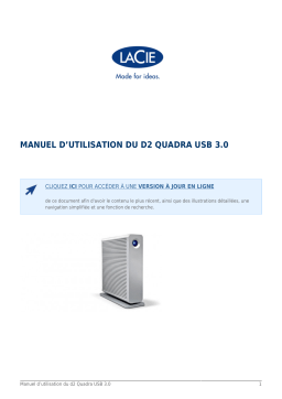 LaCie D2 QUADRA V3 Manuel utilisateur