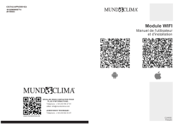 mundoclima Series MUPR-H6 Split Wall Mounted Inverter Manuel utilisateur