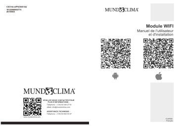 MUPR-H9M “MultiSplit Wall type” | Series MUPR-H7 | MUPR-H6M “MultiSplit Wall type” | mundoclima Series MUPR-H6 Split Wall Mounted Inverter Manuel utilisateur | Fixfr