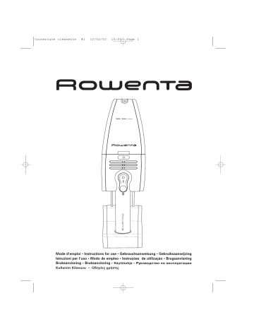 Manuel du propriétaire | Rowenta ASPIRATEUR CLEANETTE Manuel utilisateur | Fixfr