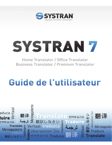 7.0 Home | 7.0 Business | 7.0 Premium | SYSTRAN 7.0 Office Mode d'emploi | Fixfr