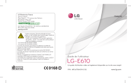 LG Série E610 Manuel utilisateur