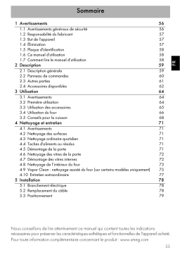 Smeg SF465X Manuel utilisateur